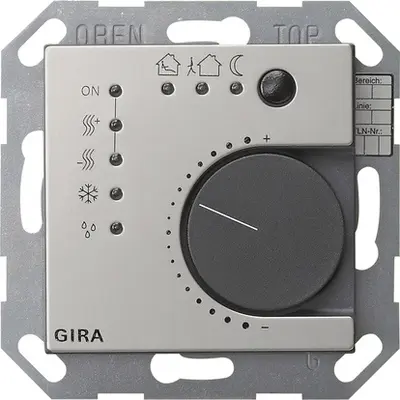Gira KNX Stetigregler Tasterschnittst. 4-fach System 55 Edelstahl (2100600)