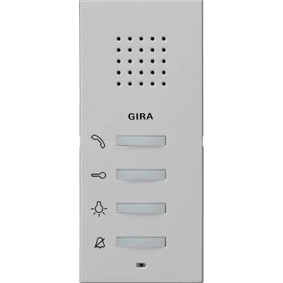 Gira Wohnungsstation Audio Aufputz System 55 Grau matt (1250015)
