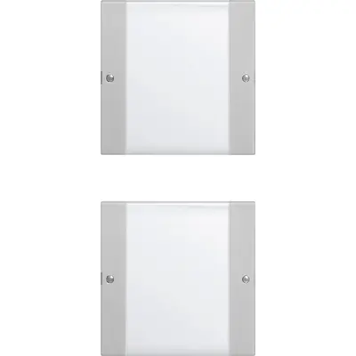 Gira wippenset 2-fach (1+1) BSF System 55 Klar/Grau m (2132015)