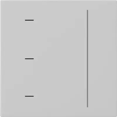 Gira Touchaufsatz System 3000 Tastdimmer System 55 grau matt (5365015)