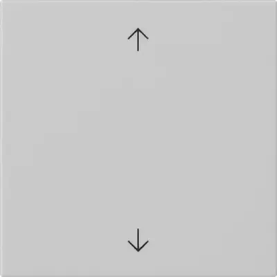 Gira System 3000 Jalousie/Tastdimmer bedienaufsatz mit pfeilsymbole System 55 grau matt (5361015)