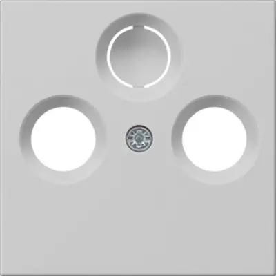 Gira Abdeckung für Koaxial-Antennensteckdose System 55 grau matt (0869015)