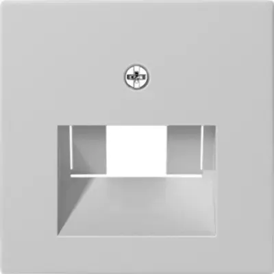 Gira Zentralplatte für RJ45-Anschlussdose 1- und 2-fach System 55 grau matt (0270015)