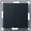 Gira Bluetooth Wandsender 2fach System 55 schwarz matt (2462005)