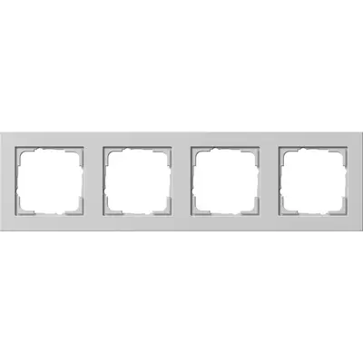 Gira Abdeckrahmen 4fach E2 grau matt (021437)