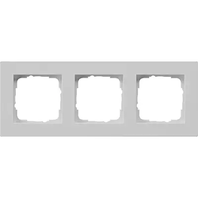 Gira Abdeckrahmen 3-fach E2 flach grau matt (0213375)