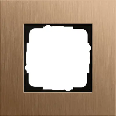 Gira Abdeckrahmen 1-fach Esprit bronze (021138)