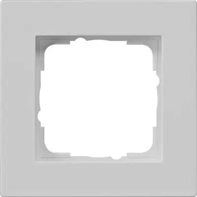 Gira Abdeckrahmen 1fach E2 flach grau matt (0211375)
