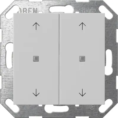 Gira KNX Druckwippe 2-fach Pfeil grau (5174015)