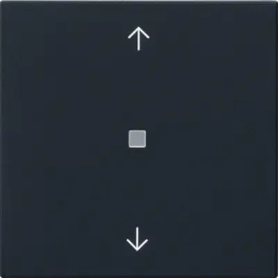Gira eNet Funk Bedienaufsatz Pfeilsymbole System 55 schwarz matt (5494005)