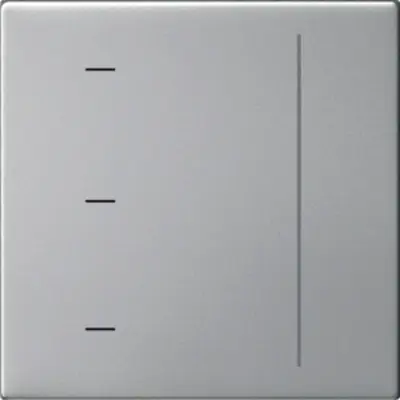 Gira Touchaufsatz System 3000 Tastdimmer System 55 edelstahl (5365600)