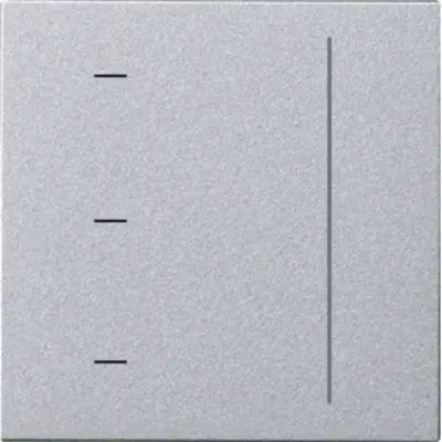 Gira Touchaufsatz System 3000 Tastdimmer System 55 aluminium matt (536526)