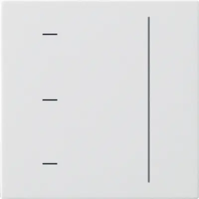 Gira Touchaufsatz System 3000 Tastdimmer System 55 weiß glänzend (536503)