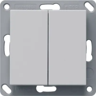 Gira Bluetooth Wandsender 2fach System 55 grau matt (2462015)