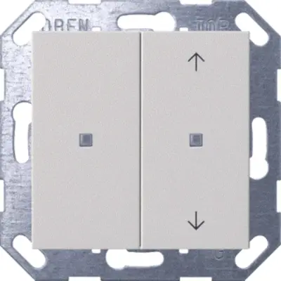 Gira KNX Taster 2-fach System 55 grau matt (5175015)