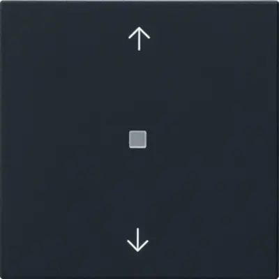 Gira KNX RF Bedienaufsatz pfeilsymbole System 55 schwarz matt (5105005)
