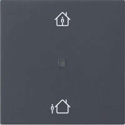 Gira KNX RF Bedienelement-Aufsatz Heizungsmodus System 55 anthrazit matt (510628)