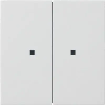 Gira KNX RF Bedienaufsatz 2-fach F100 weiß glänzend (5107112)