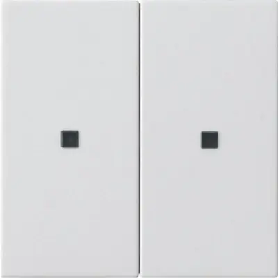 Gira KNX RF Bedienaufsatz 2-fach System 55 weiß matt (510727)