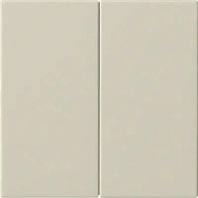 Gira 2-fach Ersatzwippe ohne Aufdruck für System 3000 Bedienaufsatz System 55 creme glänzend (537001)