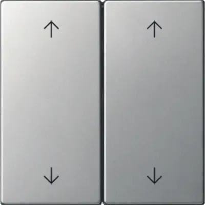 Gira 2-fach Ersatzwippe pfeilsymbole für System 3000 Bedienaufsatz System 55 schwarz matt (5387600)
