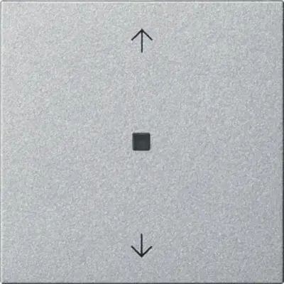 Gira Ersatzwippe Kontrollfenster pfeilsymbole für System 3000 Bedienaufsatz System 55 aluminium matt (538826)