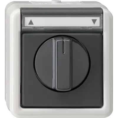 Gira Jalousie 1-p BSF WG AP Grau (015430)