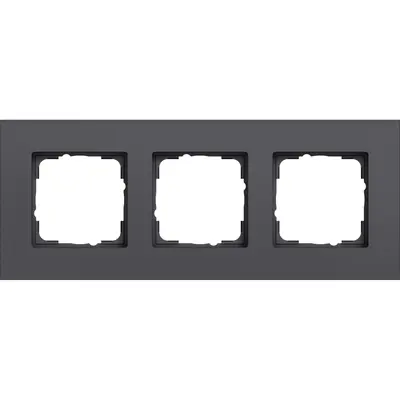 Gira Abdeckrahmen 3-fach, Esprit, Aluminium anthrazit matt (0213408)