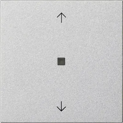 Gira Bluetooth Jalousie/Tastdimmer bedienaufsatz mit pfeilsymbole System 3000 System 55 aluminium matt (538226)