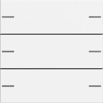 Gira Wippenset 3f Tastsens.4 System 55 Reinweiß m (575327)