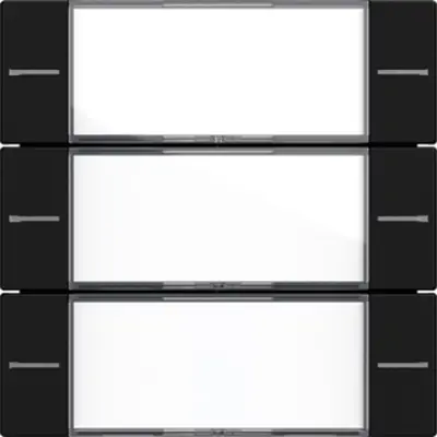 Gira Wippenset 3f BSF Tastsens.4 System 55 Klar/Schwarz m (5773005)