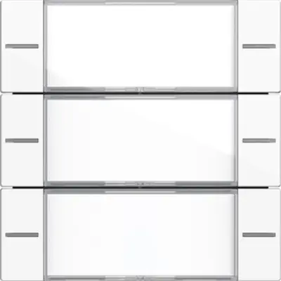Gira Wippenset 3f BSF Tastsens.4 System 55 Klar/Reinweiß (577303)