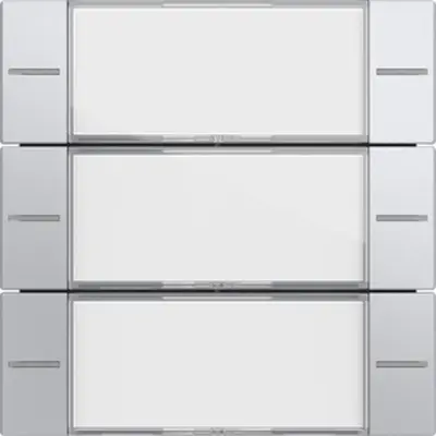 Gira Wippenset 3f BSF Tastsens.4 System 55 Klar/F Alu (577326)