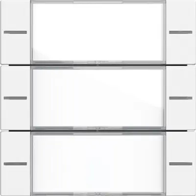Gira Wippenset 3f BSF Tastsens.4 System 55 Klar/Reinweiß m (577327)