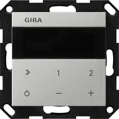 Gira Unterputz-Radio IP System 55 Edelstahl (2320600)