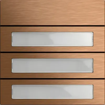 Gira Ruftastenmodul 3f System 106 Bronze (5533921)