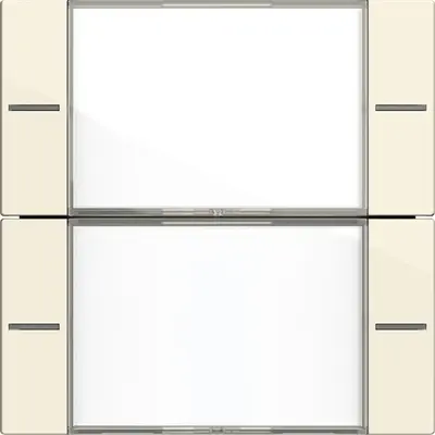 Gira Wippenset 2f BSF Tastsens.4 System 55 Klar/Cremeweiß (577201)