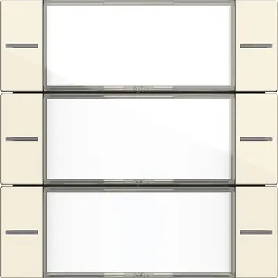 Gira Wippenset 3f BSF Tastsens.4 System 55 Klar/Cremeweiß (577301)