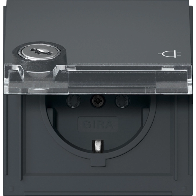 BJC Mega Steckdose Mit Klappdeckel – Aluminium Fusion, Sicherheitsstecker, Für Elegante Räume