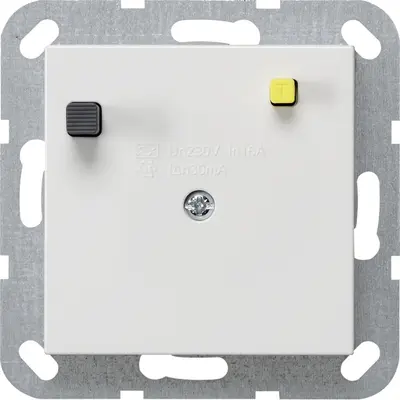 Gira FI-Schutzschalter 30 mA System 55 Reinweiß m (266427)