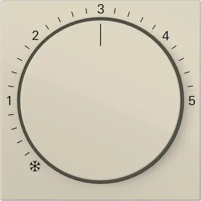 Gira Abdeckung für Raumtemperaturregler System 55 creme glänzend (270601)