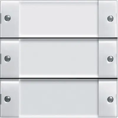 Gira eNet Funk Wandsender 3-fach BSF System 55 Klar/weiß glänzend (5333100)