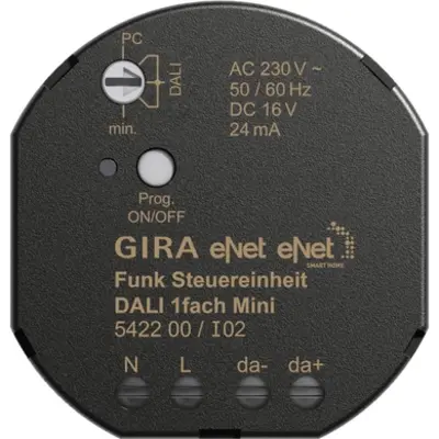 Gira eNet Funk Steuereinheit DALI 1fach Mini (542200)