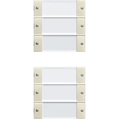 Gira Wippenset 6f (3+3) BSF System 55 Klar/Cremeweiß (213601)