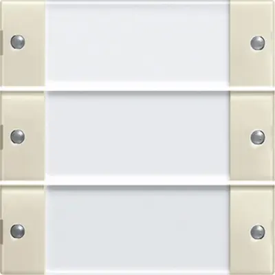 Gira Wippenset 3f BSF System 55 Klar/Cremeweiß (213301)