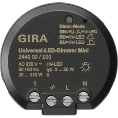 Gira universal mini LED-dimmer 3-50 Watt (244000)
