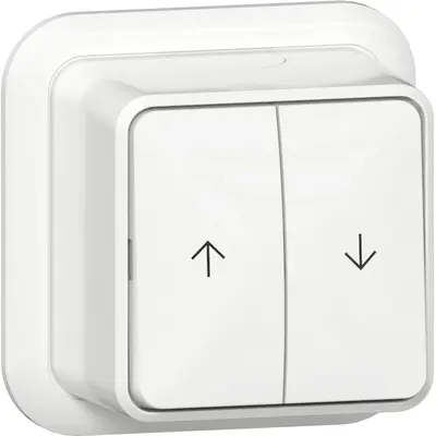 Gira Jalousieschalter Aufputz weiß (315911)