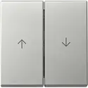 Gira Wippe Jalousieschalter 2fach System 55 edelstahl (3294600)