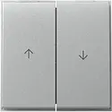Gira Wippe Jalousieschalter 2fach TX44 aluminium (329465)