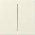 Gira Wippe 2fach System 55 creme glänzend (329501)